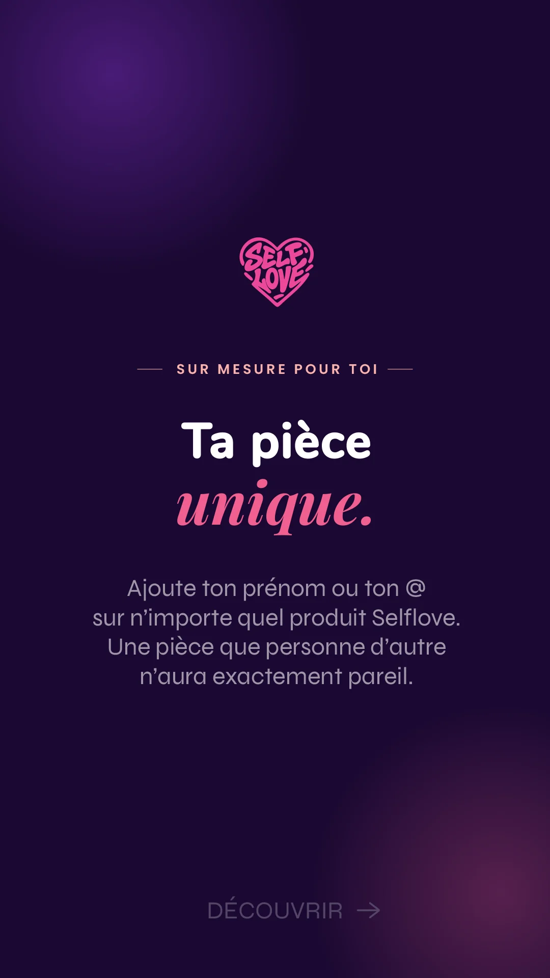 Personnalisation